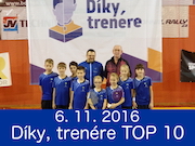 6.11.16 - DÍKY TRENÉRE TOP 10, PRAHA