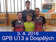 3.4.16 - GPB U13 A DOSPĚLÝCH, PRAHA