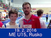 19.2.16 - MISTROVSTVÍ EVROPY U15. KAZAŇ (RUSKO)