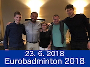 23.6.2018 - Eurobadminton 2018, Praha