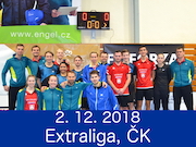 2.12.18 - Extraliga 2. kolo, Český Krumlov