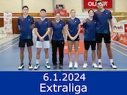 6.1.24 Extraliga 3. kolo, Český Krumlov