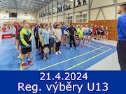 21.4.24 Regionální výběry U13, Český Krumlov